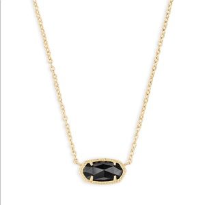 Kendra Scott Elisa Gold and Black Necklace